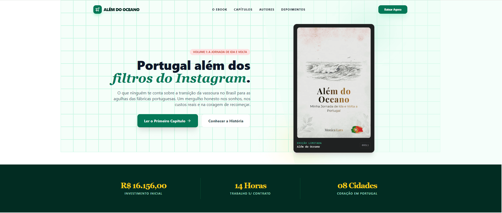 Além do oceano - Ebook