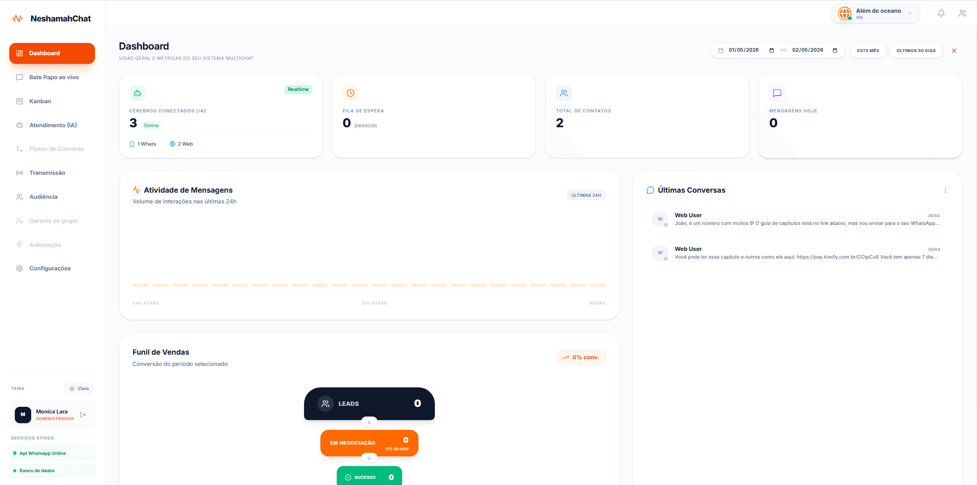Neshamah Chat - CRM